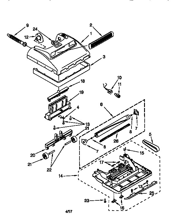 Nozzle and motor