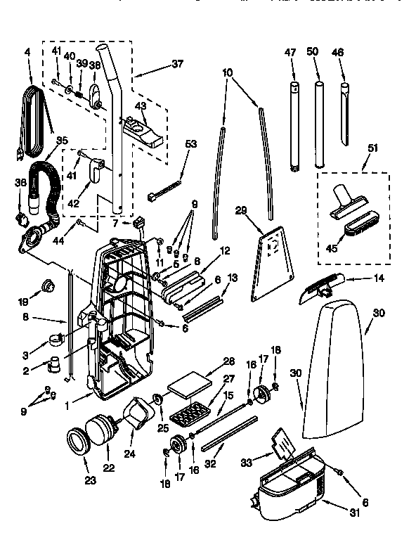 Dust compartment