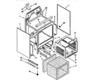 KitchenAid KERC507EWH1 oven chassis diagram
