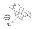 KitchenAid KCMS125EWH0 cavity and turntable diagram
