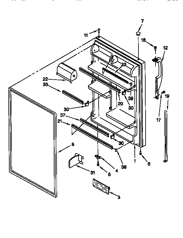 REFRIGERATOR DOOR