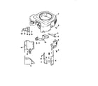 Kohler CV22S-67529 blower housing and baffles diagram