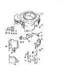 Blower housing and baffles