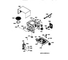 GE JE835WW01 oven & cabinet parts diagram