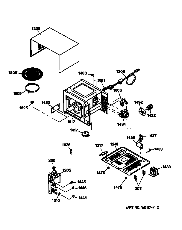 OVEN & CABINET PARTS