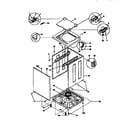 Kenmore 41797804790 washer cabinet diagram