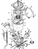 Tub, basket, and agitator