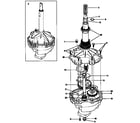 Kenmore 41797862790 gearcase/transmission diagram