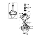 Kenmore 41797864790 gearcase/transmission diagram
