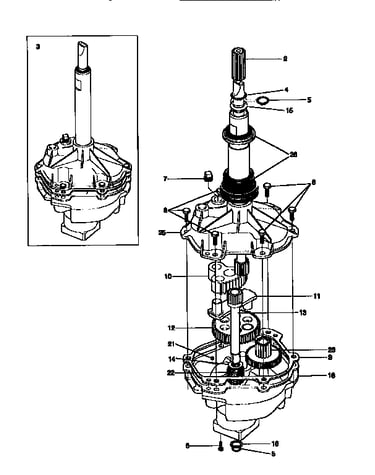 Gearcase/transmission