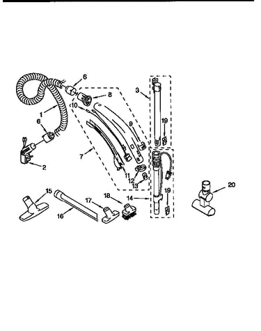 Hose and attachment
