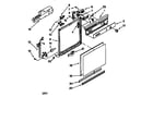 Whirlpool DU915QWDQ5 frame and console diagram