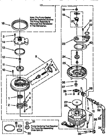 Pump and motor