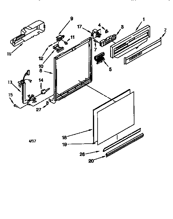 Frame and console