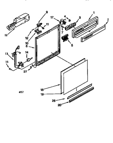 Frame and console