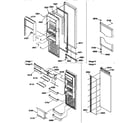 Amana 57082-P1190812WW refrigerator door diagram