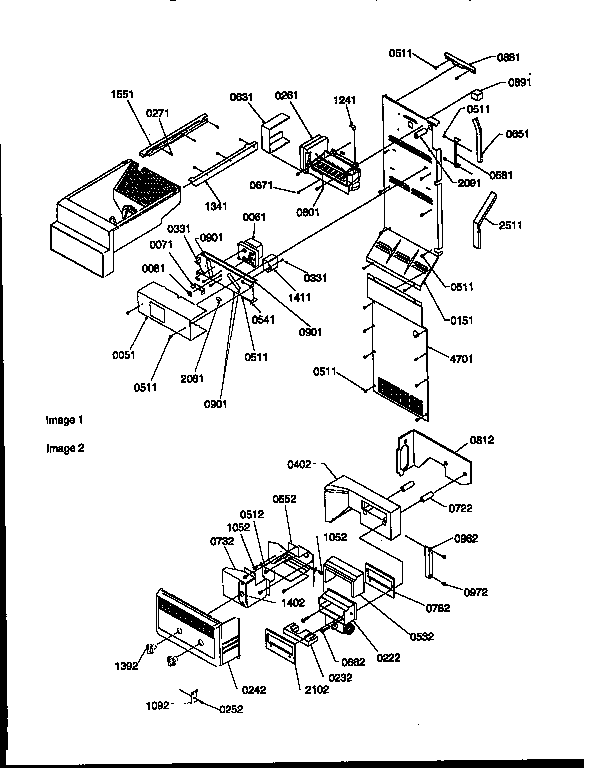 Ice maker/control assembly