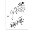 Amana 57089-P1190814WE ice bucket auger and ice maker diagram