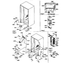 Amana 57087-P1190815WL drain system, rollers, evaporator diagram