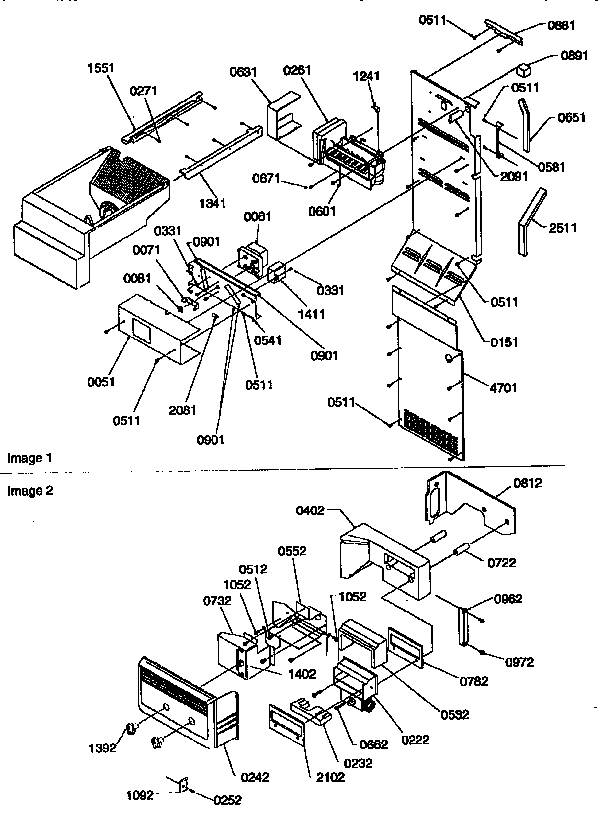 Icemaker/control assembly