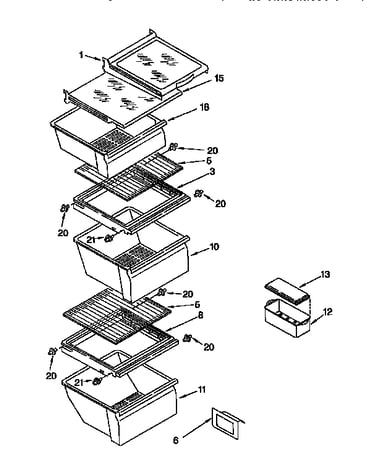 Refrigerator shelf