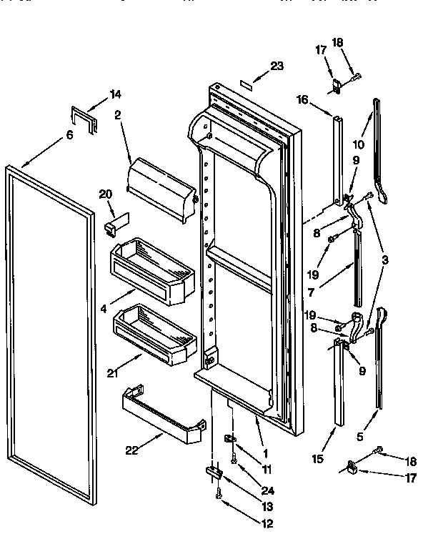 REFRIGERATOR DOOR