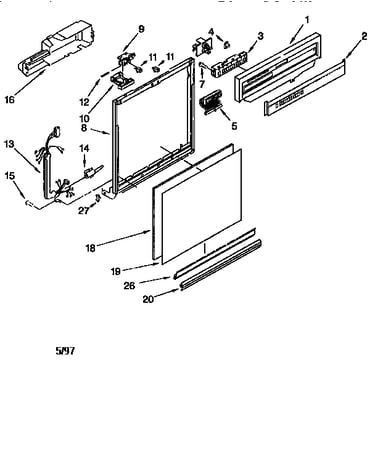 Frame and console