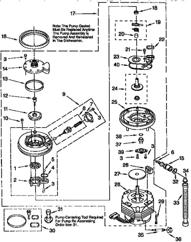 Pump and motor