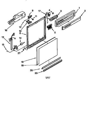 Frame and console