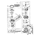 Whirlpool DU940QWDQ5 pump and motor diagram