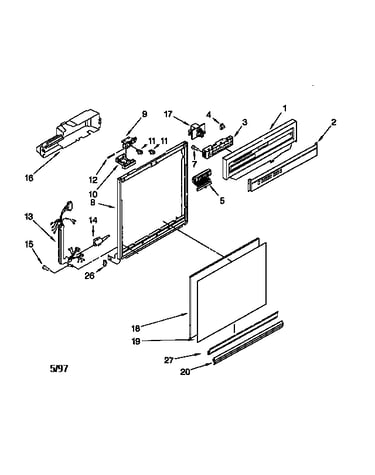 Frame and console