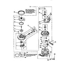 Whirlpool DP920QWDB5 pump and motor diagram