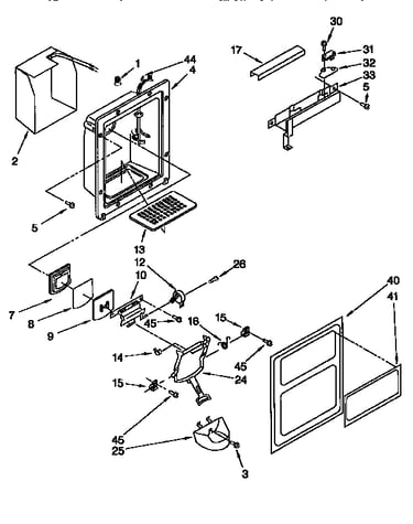 Dispenser front