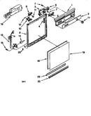 Frame and console