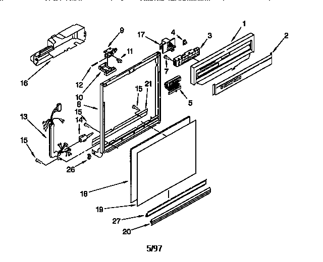 Frame and console