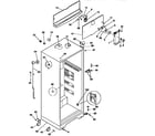 Kenmore 2539366744 cabinet parts diagram