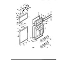 Kenmore 2539366784 doors diagram