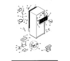 Kenmore 2539366784 unit parts diagram