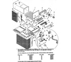 ICP PGMD42G1154 functional replacement parts diagram