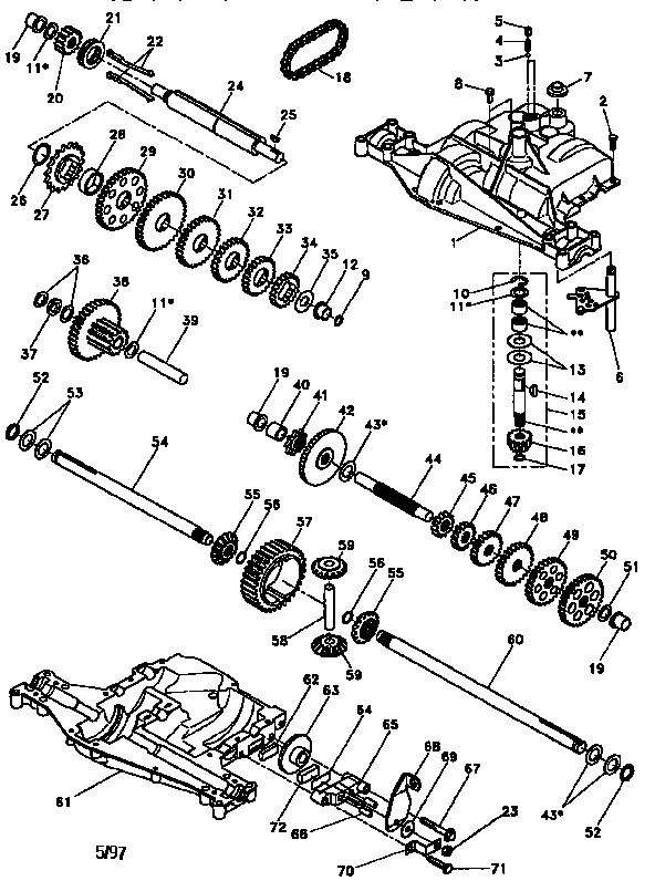Dana transaxle d4360-79