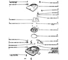 Eureka 1934AX nozzle and motor assembly diagram