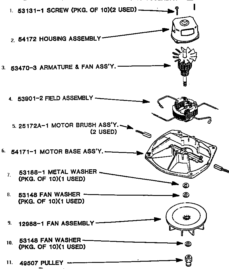 53349-7 motor assembly
