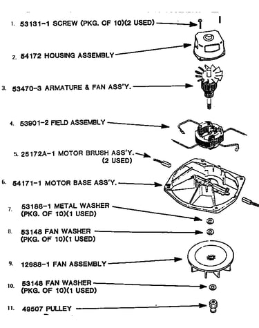 53349-7 motor assembly