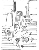 Handle and bag housing