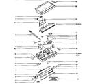 Eureka CV295A nozzle and motor assembly diagram