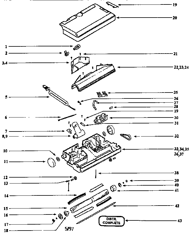NOZZLE AND MOTOR ASSEMBLY