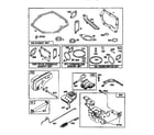 Briggs & Stratton 12H802-0877-01 air cleaner assembly and gasket set diagram