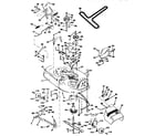 Craftsman 917258172 mower deck diagram