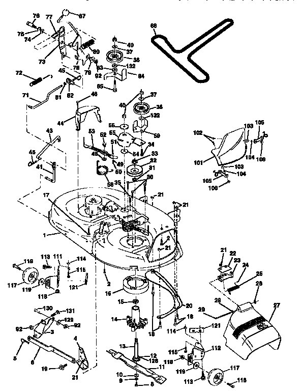 MOWER DECK