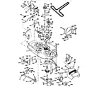 Craftsman 917258563 mower deck diagram